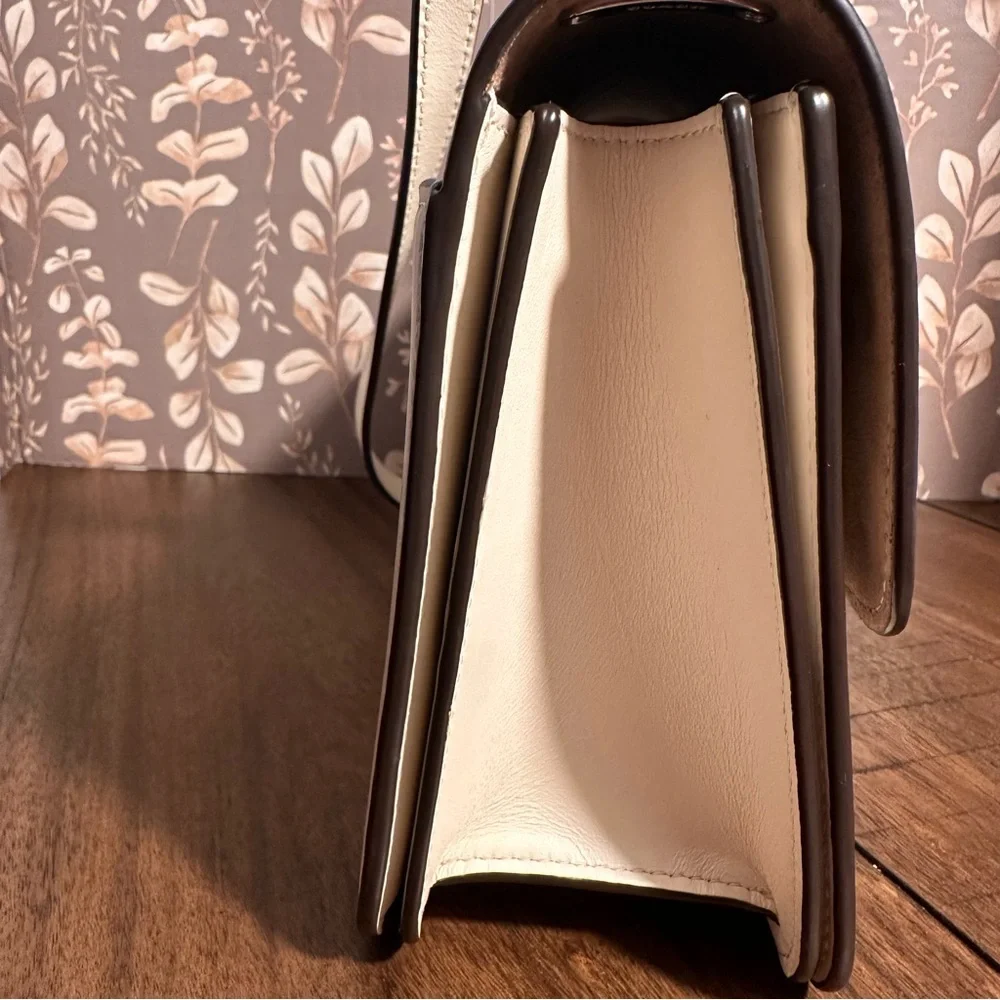 Coach Large Morgan Square Crossbody Bag in Chalk - Picture 2 of 13